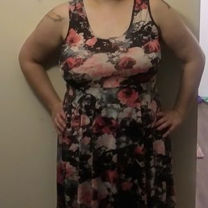 Hot Topic Skull And Rose Dress